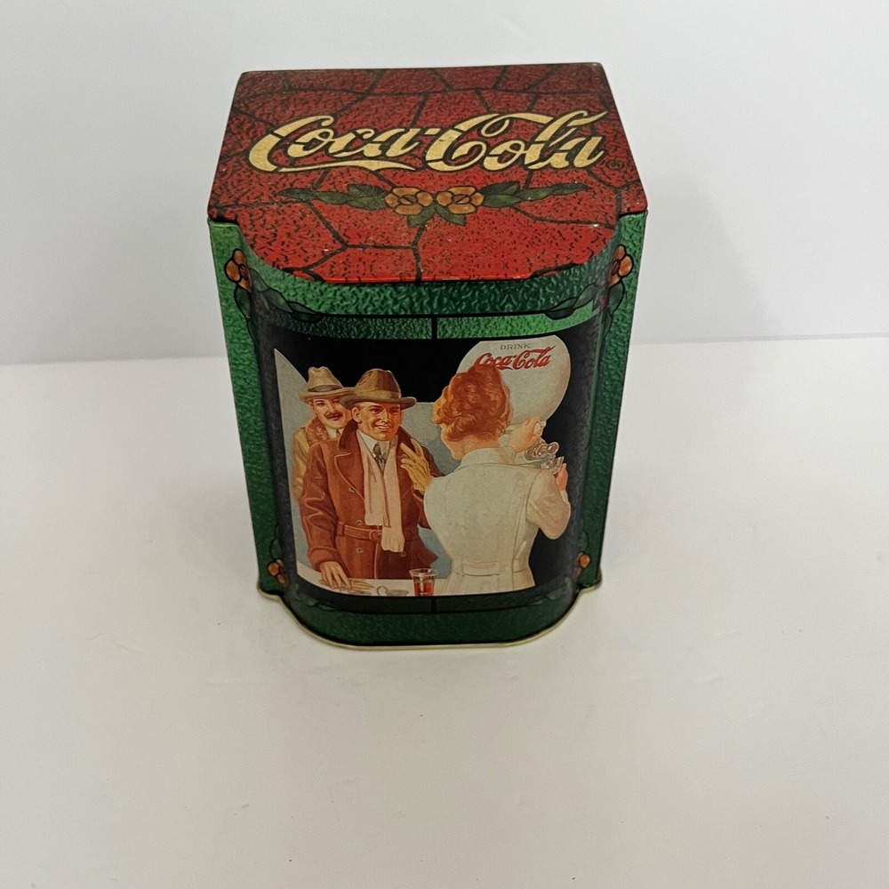 Coke Collectible 1996 Metal Tin "Drink Coca-Cola in Bottle" Vintage Rare